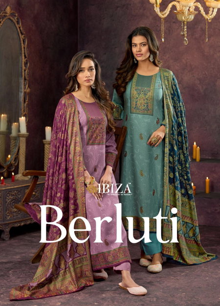 Berluti By Ibiza Viscose Pashmina Dress Materials Surat Wholesale Market
